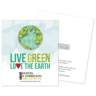 Love the Earth Plantable Earth Corporate Flat Cards