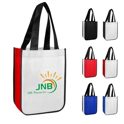 Glossy Coated Non-Woven Shopper Tote Bag