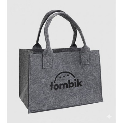 Large Capacity Felt Commuter Tote Aesthetic School Book Bag Versatile Work Handbag & Minimalist