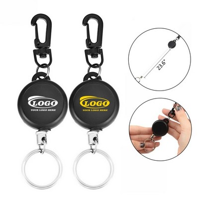 Carabiner Badge Reel w/ Keyring
